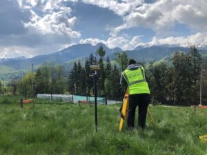 Tyczenia budynków i działek